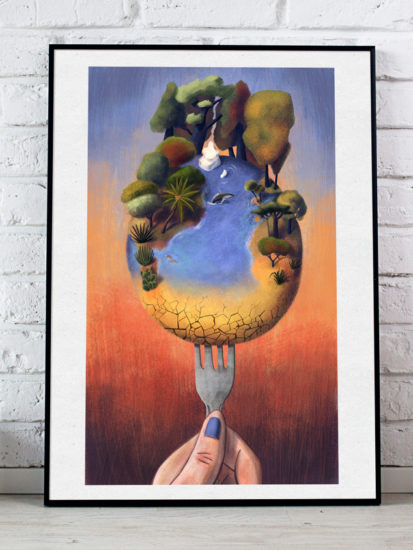 No planet B print